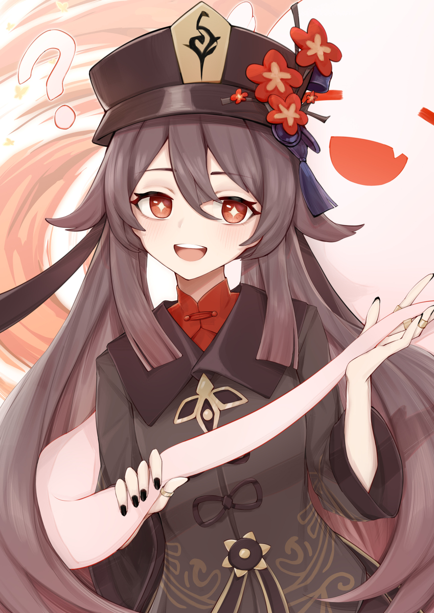 This is a pixiv picture whose title is 胡桃桃.
