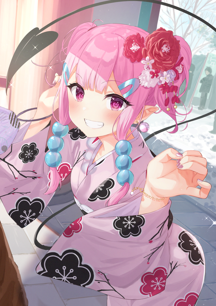 This is a pixiv picture whose title is 今年もよろしくプロデューサー！！.