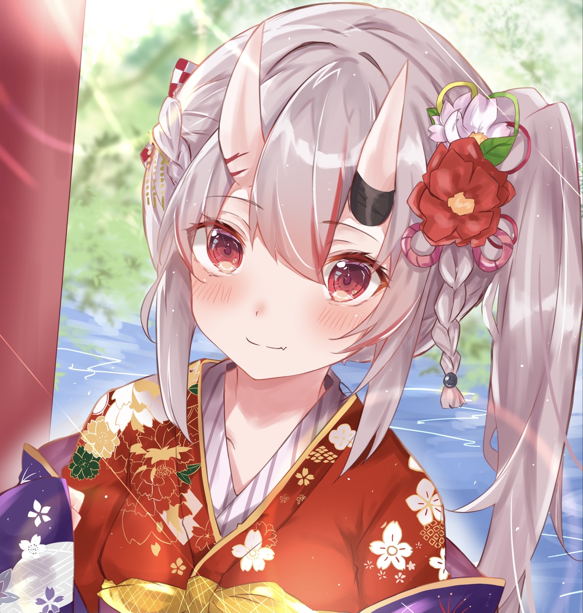 This is a pixiv picture whose title is お正月😈😈.