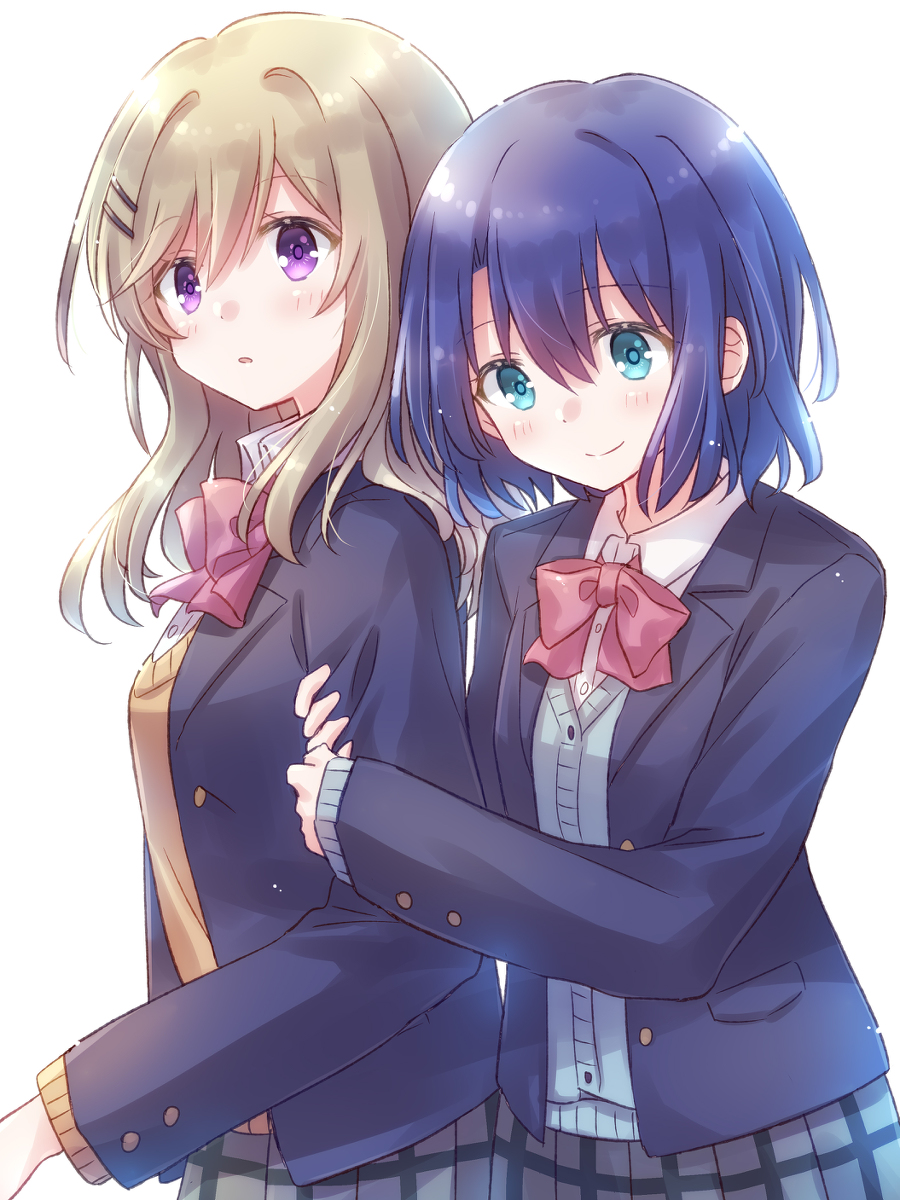 This is a pixiv picture whose title is 安達としまむら.