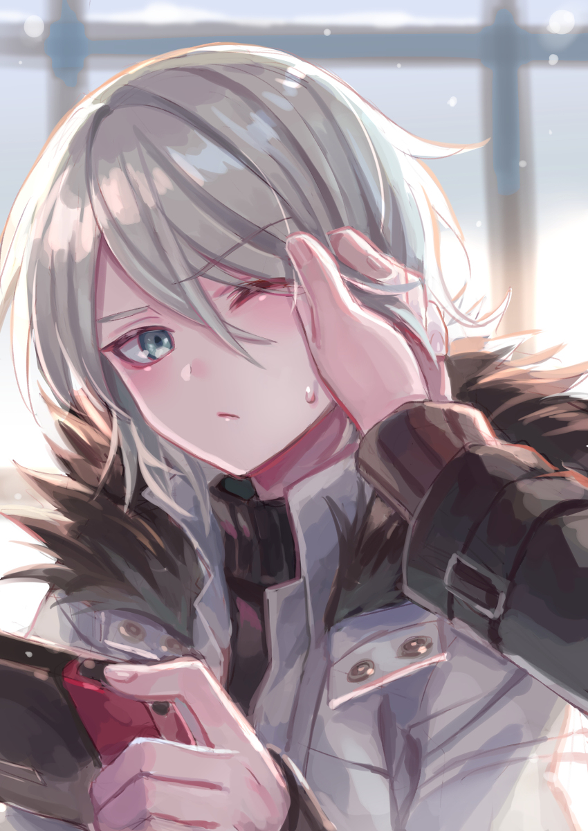 This is a pixiv picture whose title is 前髪伸びてるよ.