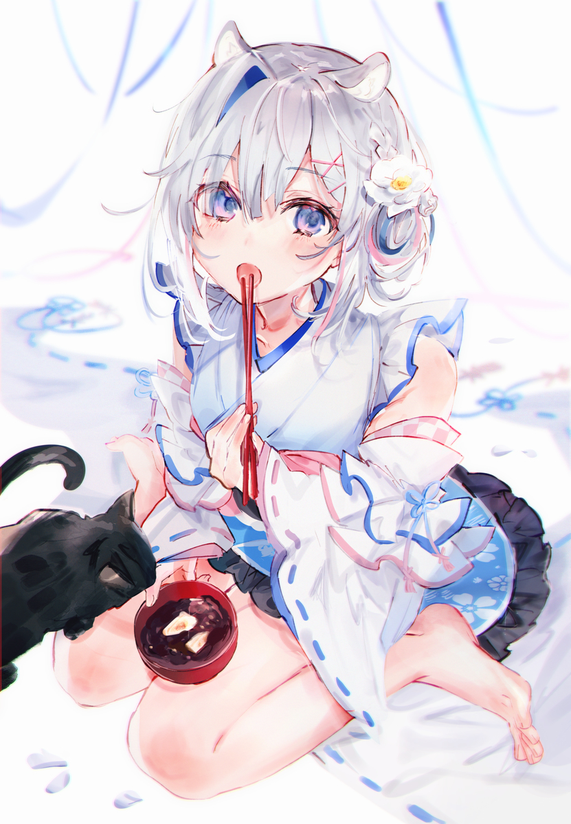 This is a pixiv picture whose title is hamu!!.