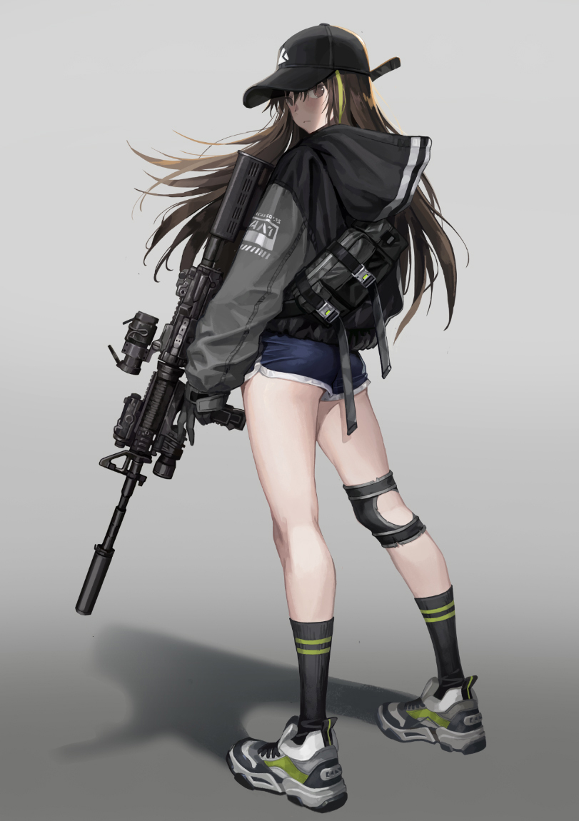 This is a pixiv picture whose title is M4A1.