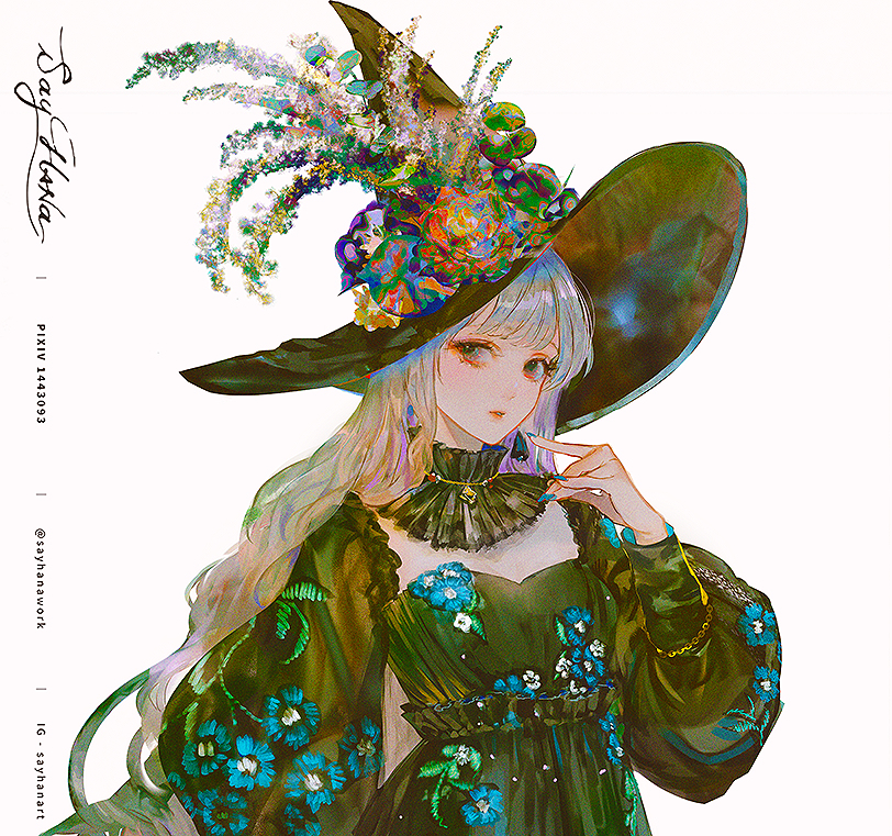 This is a pixiv picture whose title is 《 - The Witch of the North - 》.