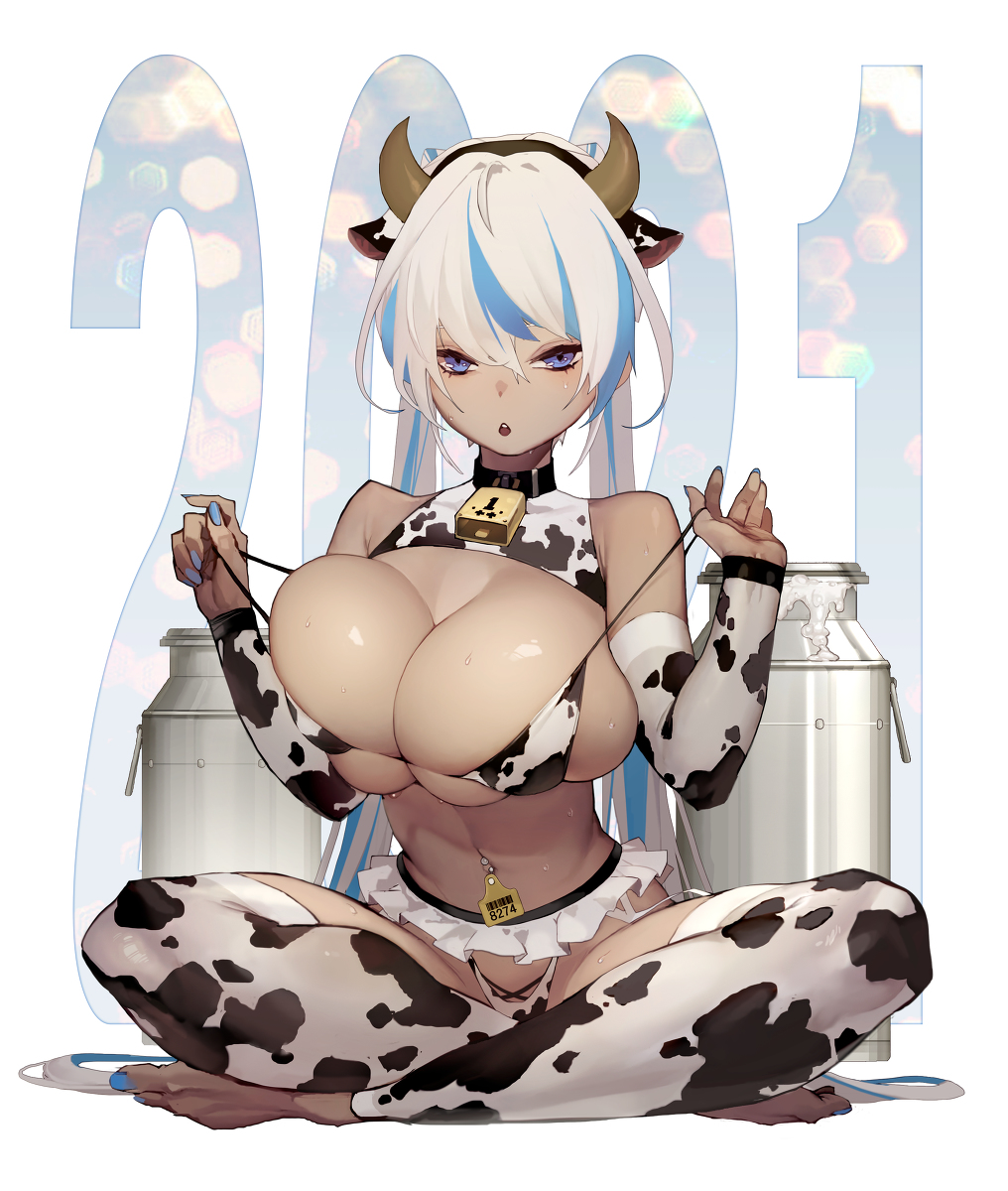This is a pixiv picture whose title is 2021.