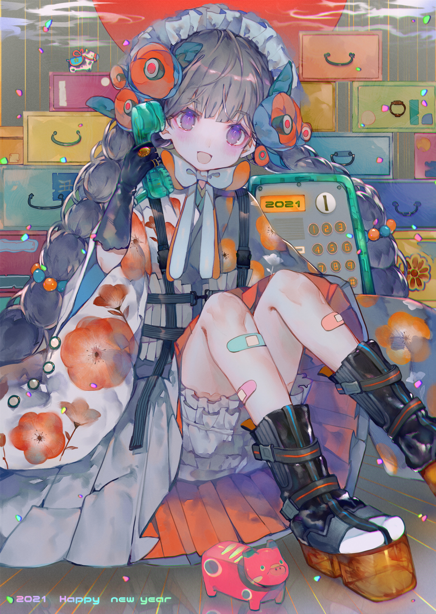 This is a pixiv picture whose title is ✿Happy New Year 2021✿.