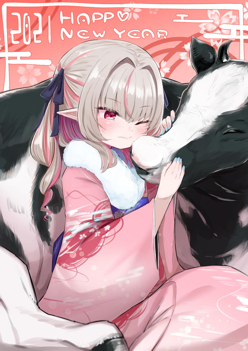 This is a pixiv picture whose title is 今年もよろしくお願いします.