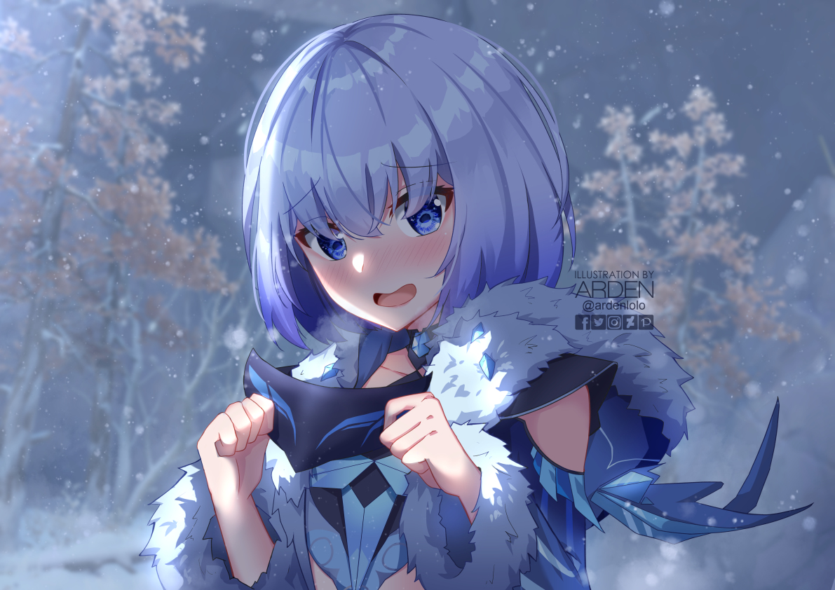 This is a pixiv picture whose title is Cryo Cicin Mage.