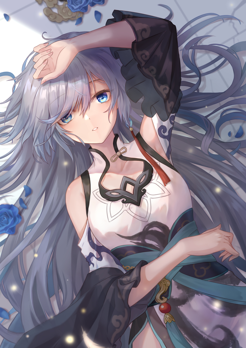 This is a pixiv picture whose title is 云墨.