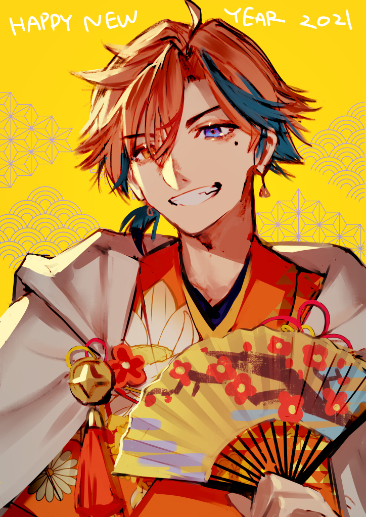 This is a pixiv picture whose title is ロベルさん正月衣装.