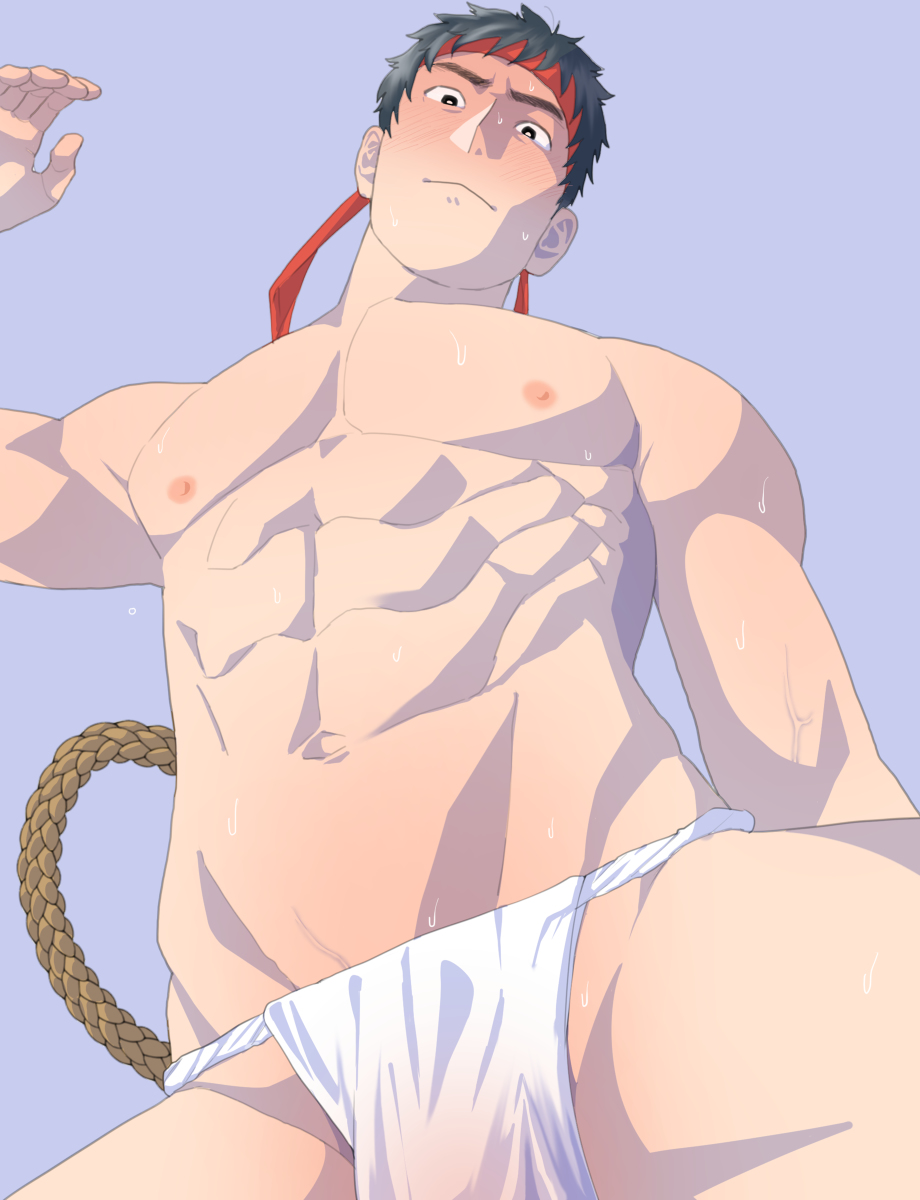 This is a pixiv picture whose title is ふんどし.