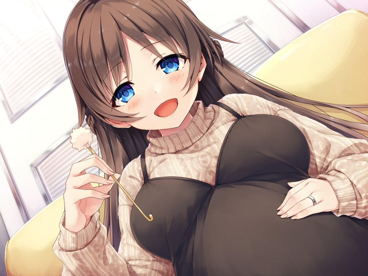 This is a pixiv picture whose title is あやかし郷愁譚異聞 ～夏葉 妊娠6ヶ月～.