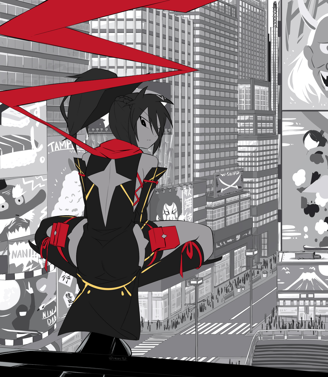 This is a pixiv picture whose title is NINJA in NY.