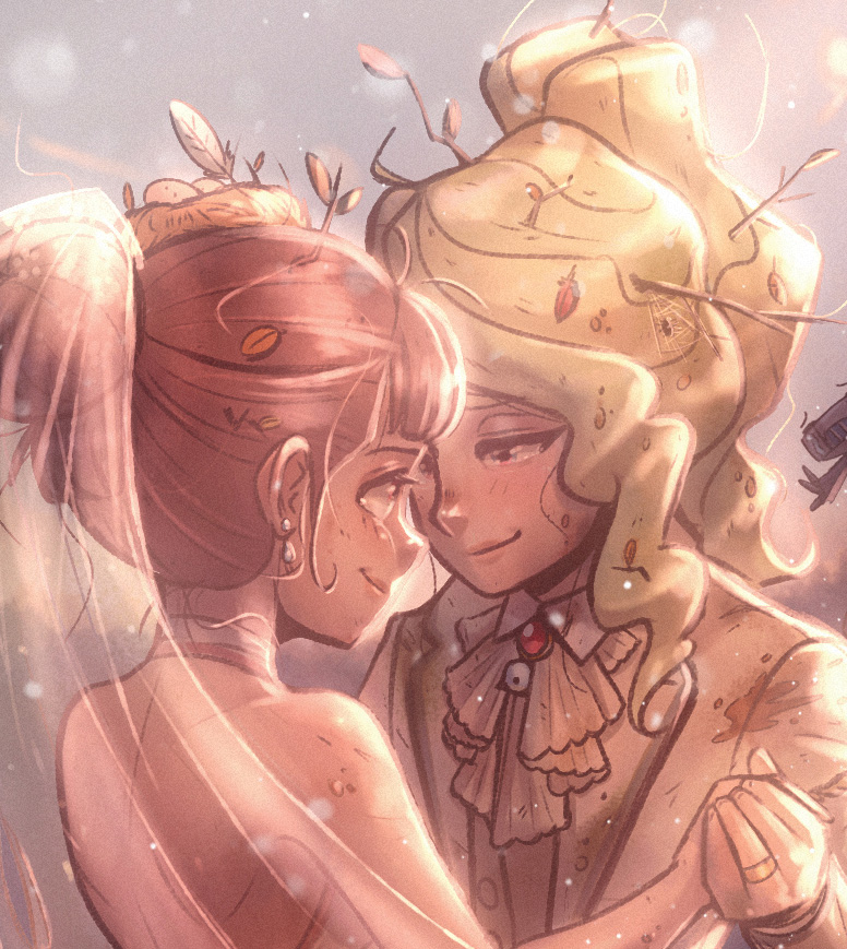 This is a pixiv picture whose title is Diakko Wedding.