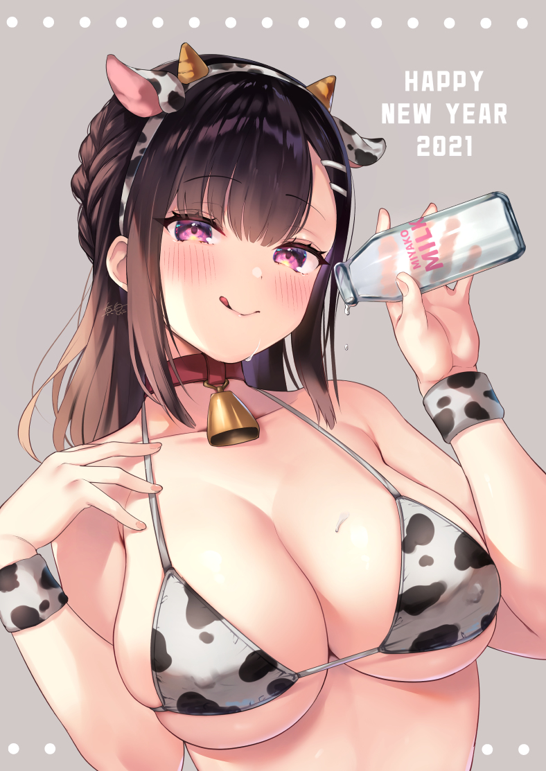 This is a pixiv picture whose title is 2021年　うし.
