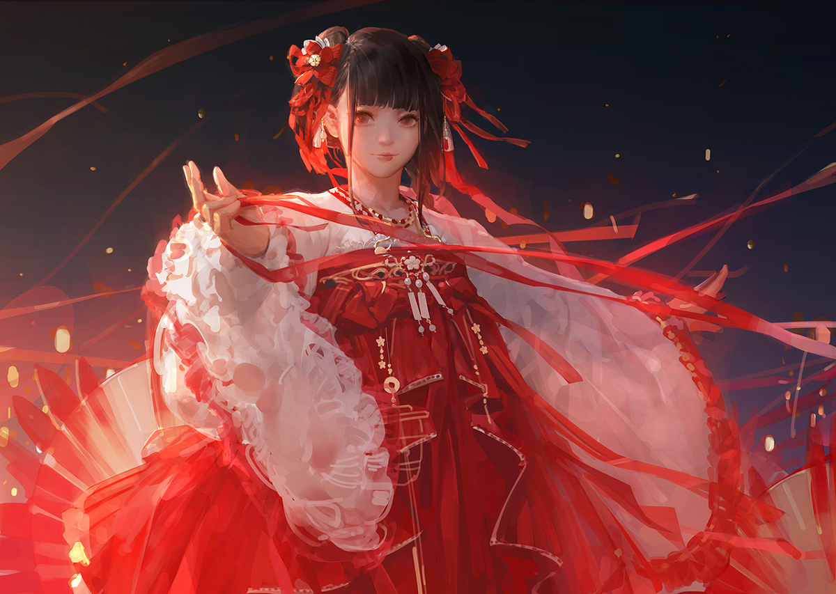 This is a pixiv picture whose title is 屿鹿.
