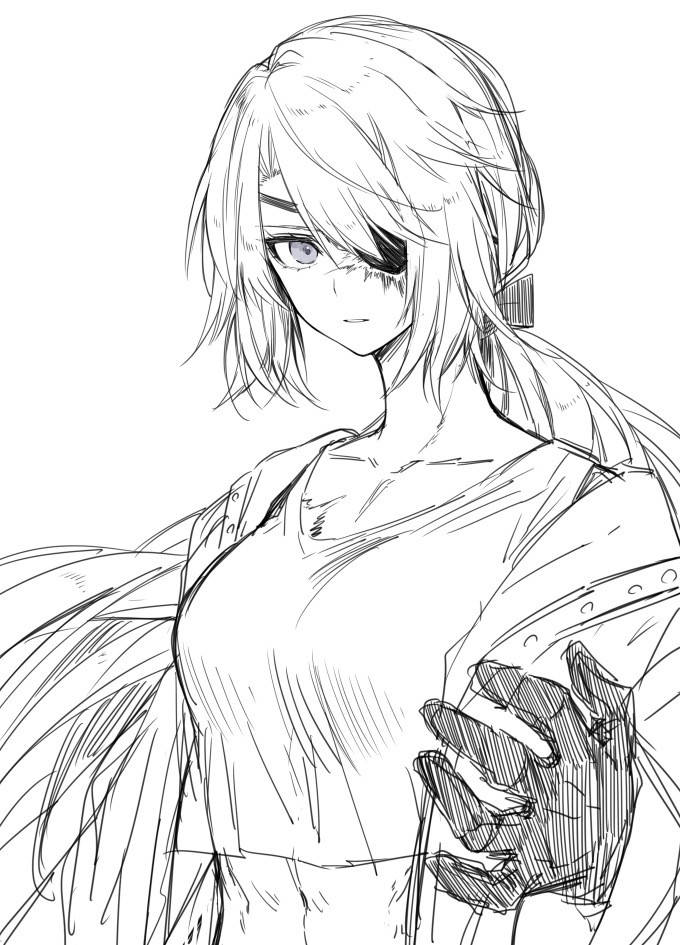 This is a pixiv picture whose title is 落書き.