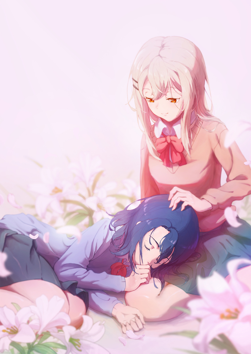 This is a pixiv picture whose title is 安達としまむら❤.