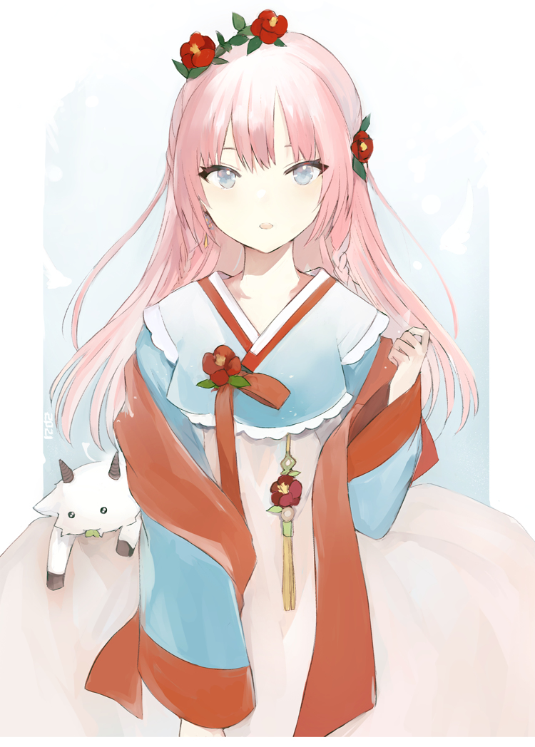 This is a pixiv picture whose title is 2021.