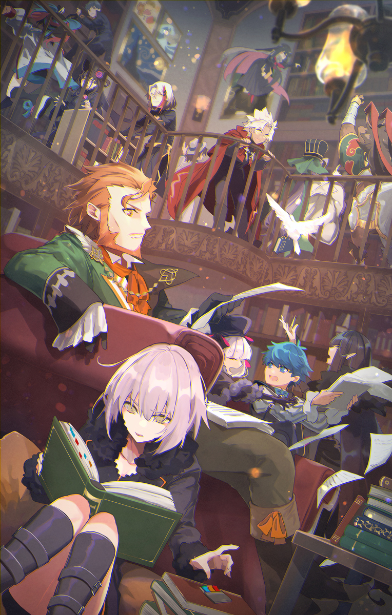 This is a pixiv picture whose title is 📚📚📚.