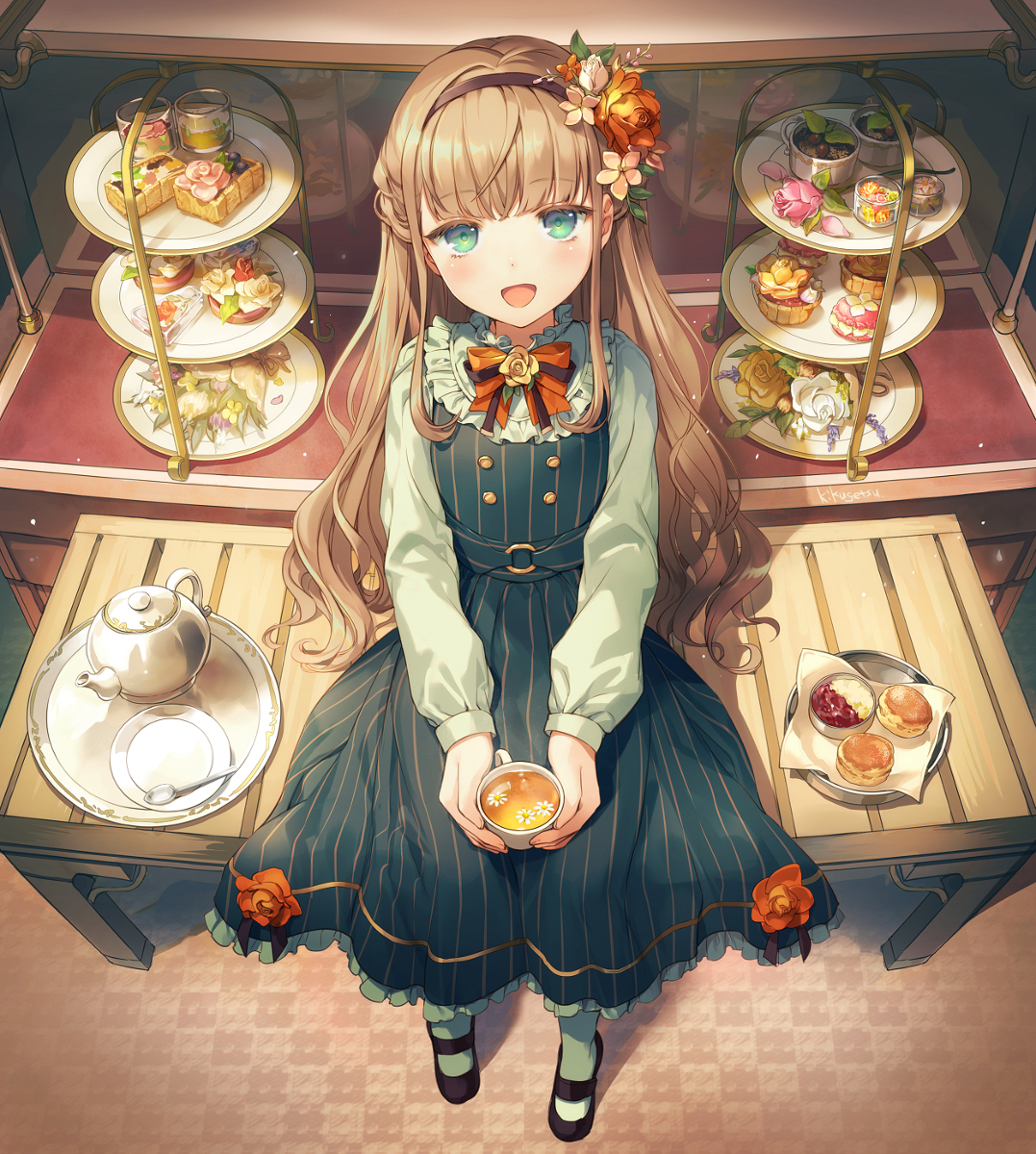 This is a pixiv picture whose title is dessert.