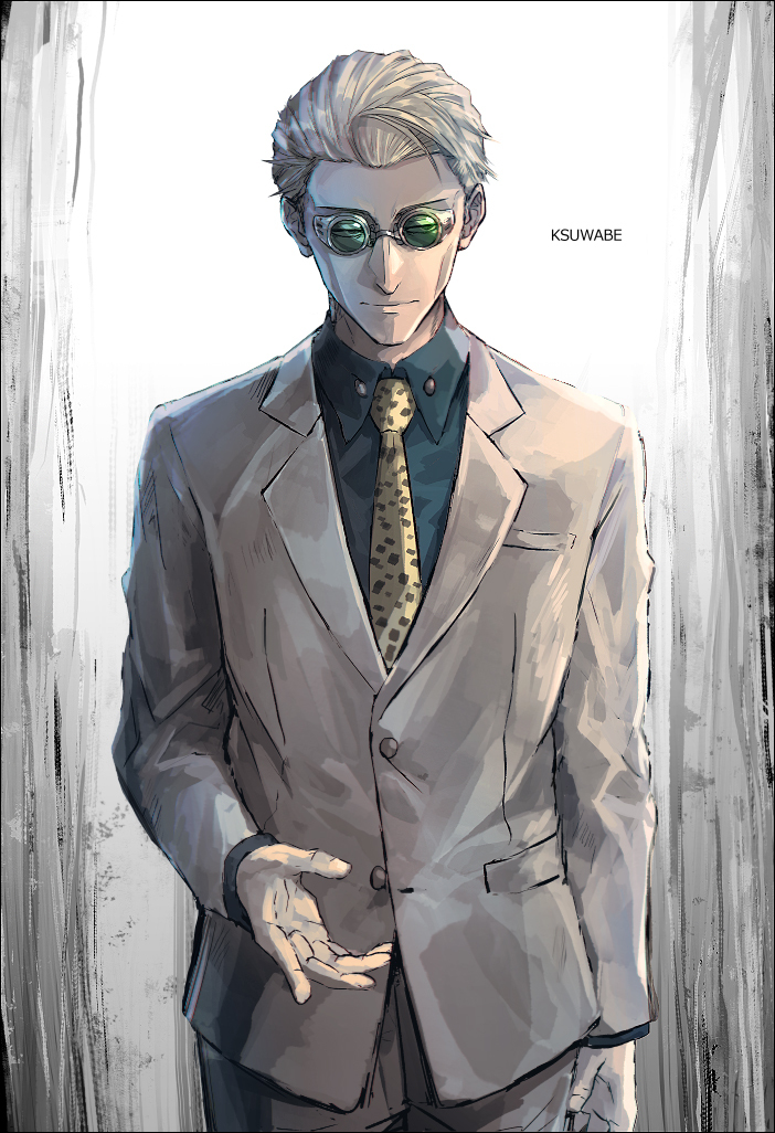This is a pixiv picture whose title is 七海建人.
