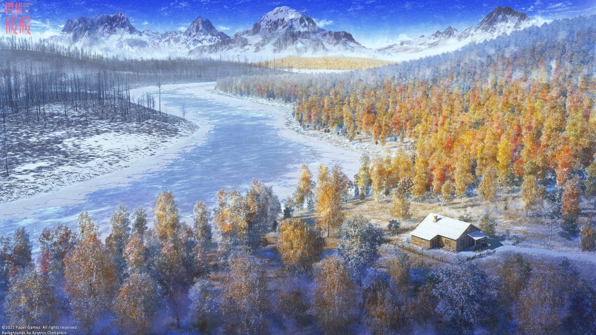 This is a pixiv picture whose title is Birch Forest in the North.
