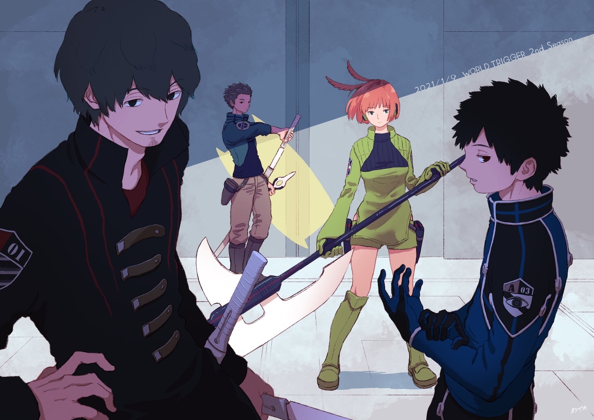 This is a pixiv picture whose title is ワールドトリガー2ndシーズン.