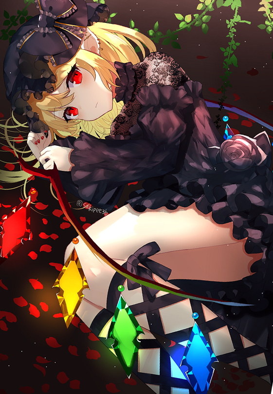 This is a pixiv picture whose title is 黒フランちゃん.