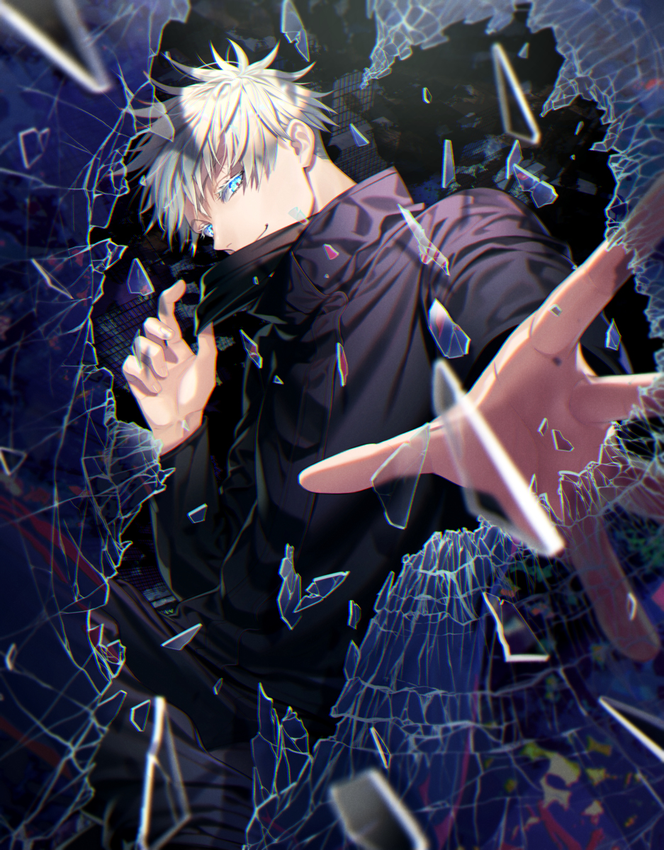 This is a pixiv picture whose title is 五条.