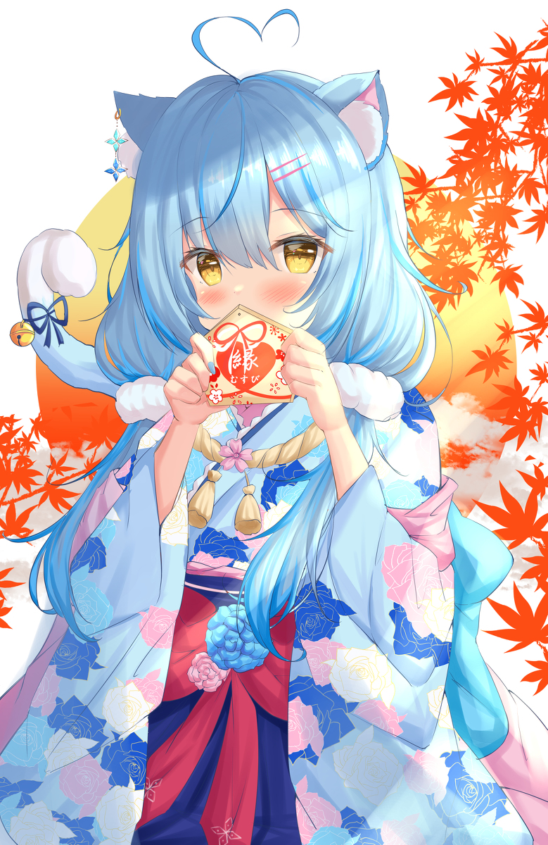 This is a pixiv picture whose title is ねこみみラミィちゃん.