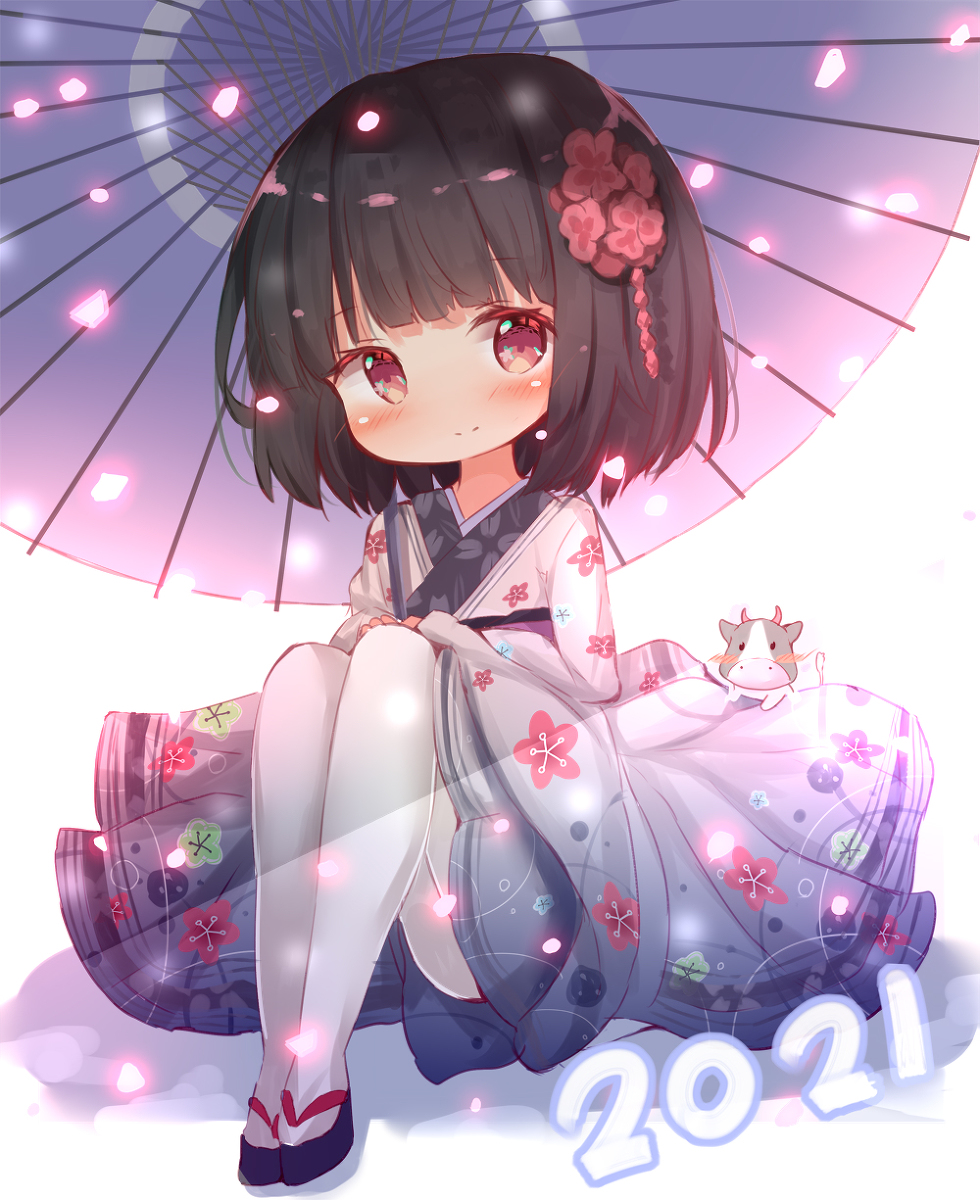 This is a pixiv picture whose title is 2021新年琉奈ちゃん.