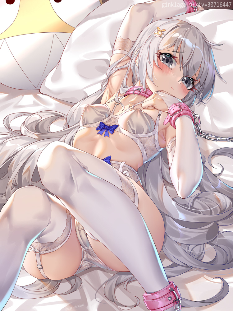 This is a pixiv picture whose title is 躺鸭.