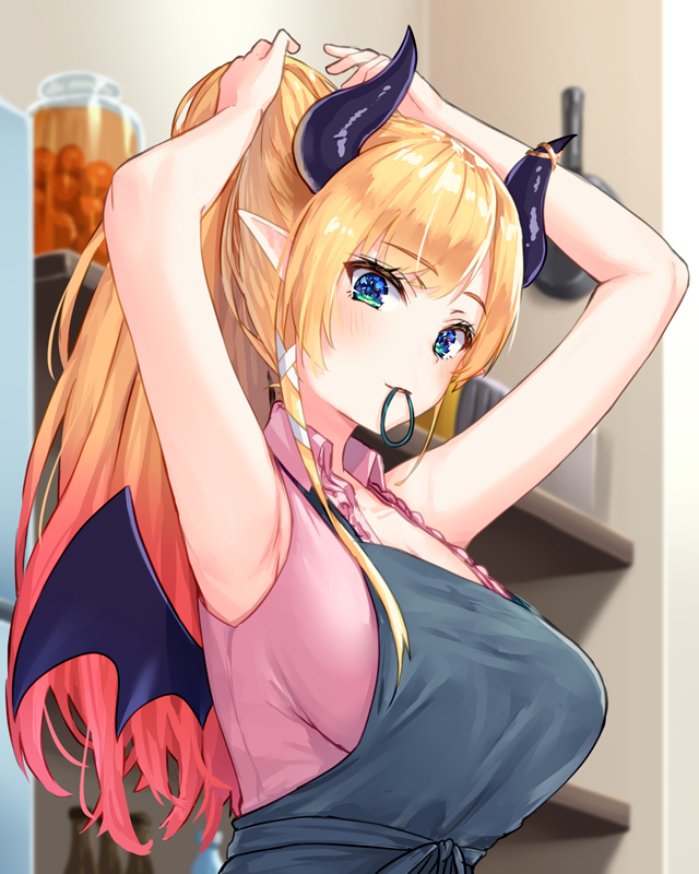 This is a pixiv picture whose title is ちょこっとクッキング準備中.