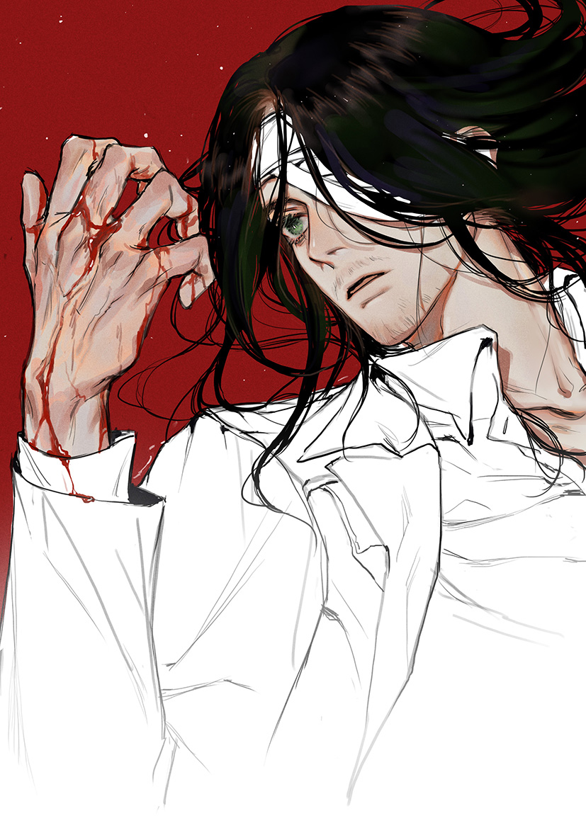 This is a pixiv picture whose title is [AOT]艾莱log 中國語注意.