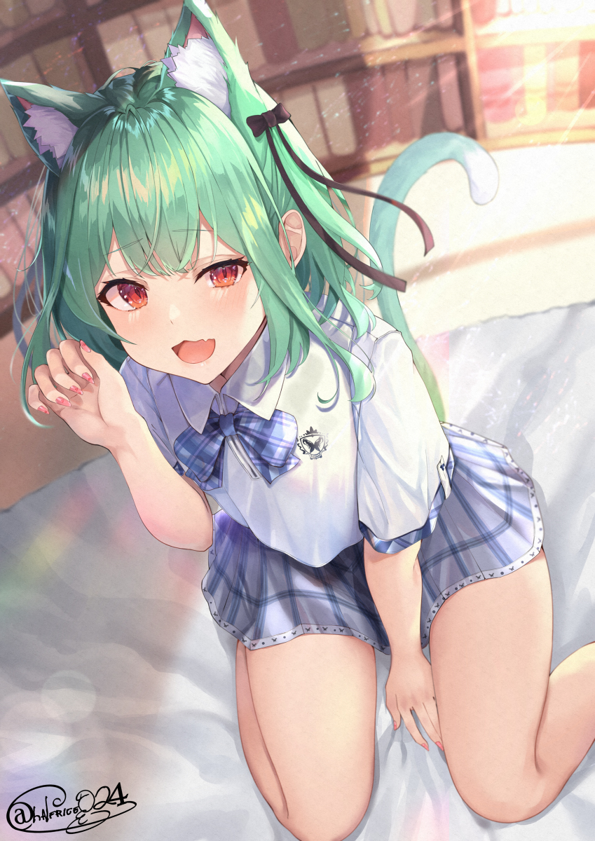 This is a pixiv picture whose title is るしあにゃんこ.