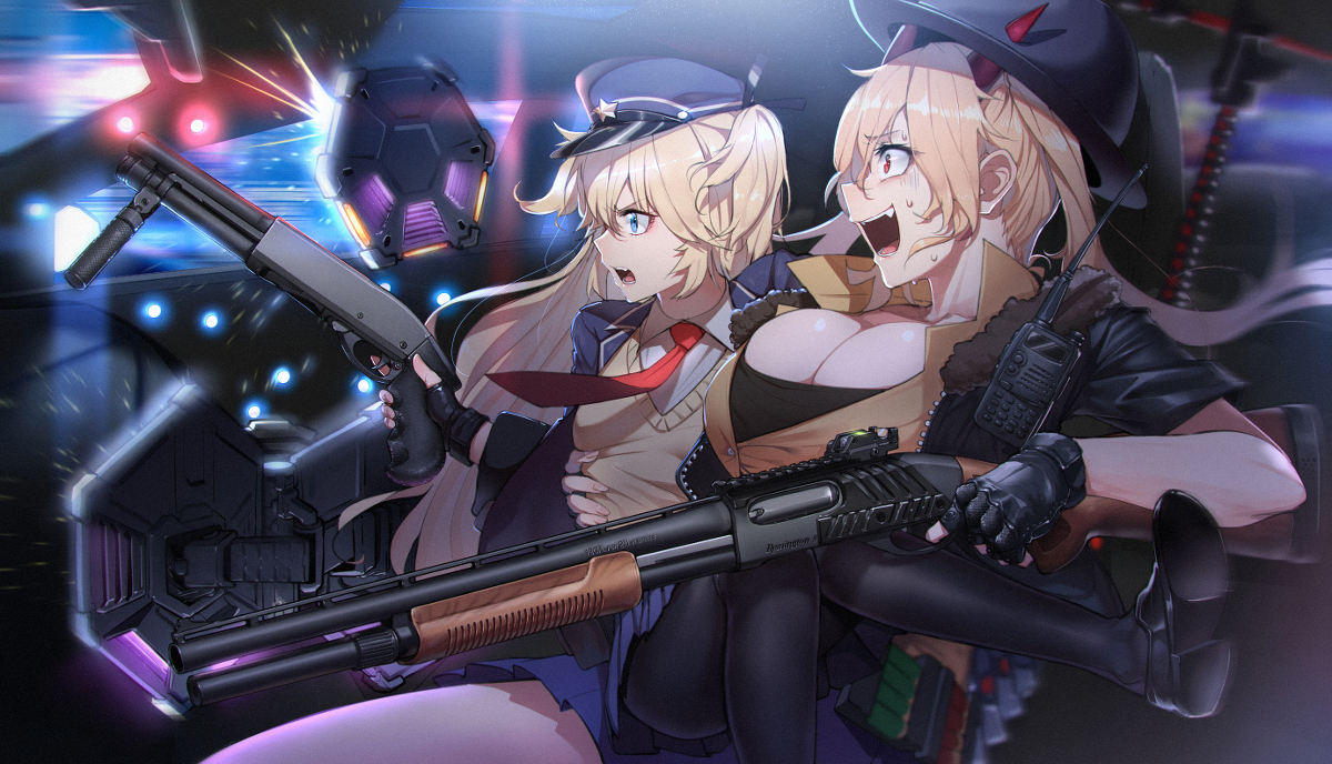 This is a pixiv picture whose title is SHOTGUN.