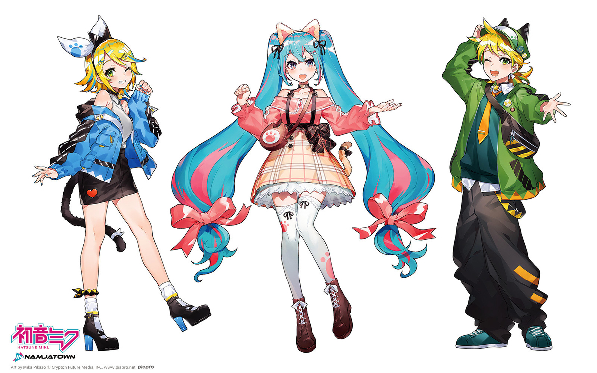 This is a pixiv picture whose title is 初音ミク in ナンジャタウン 2020.
