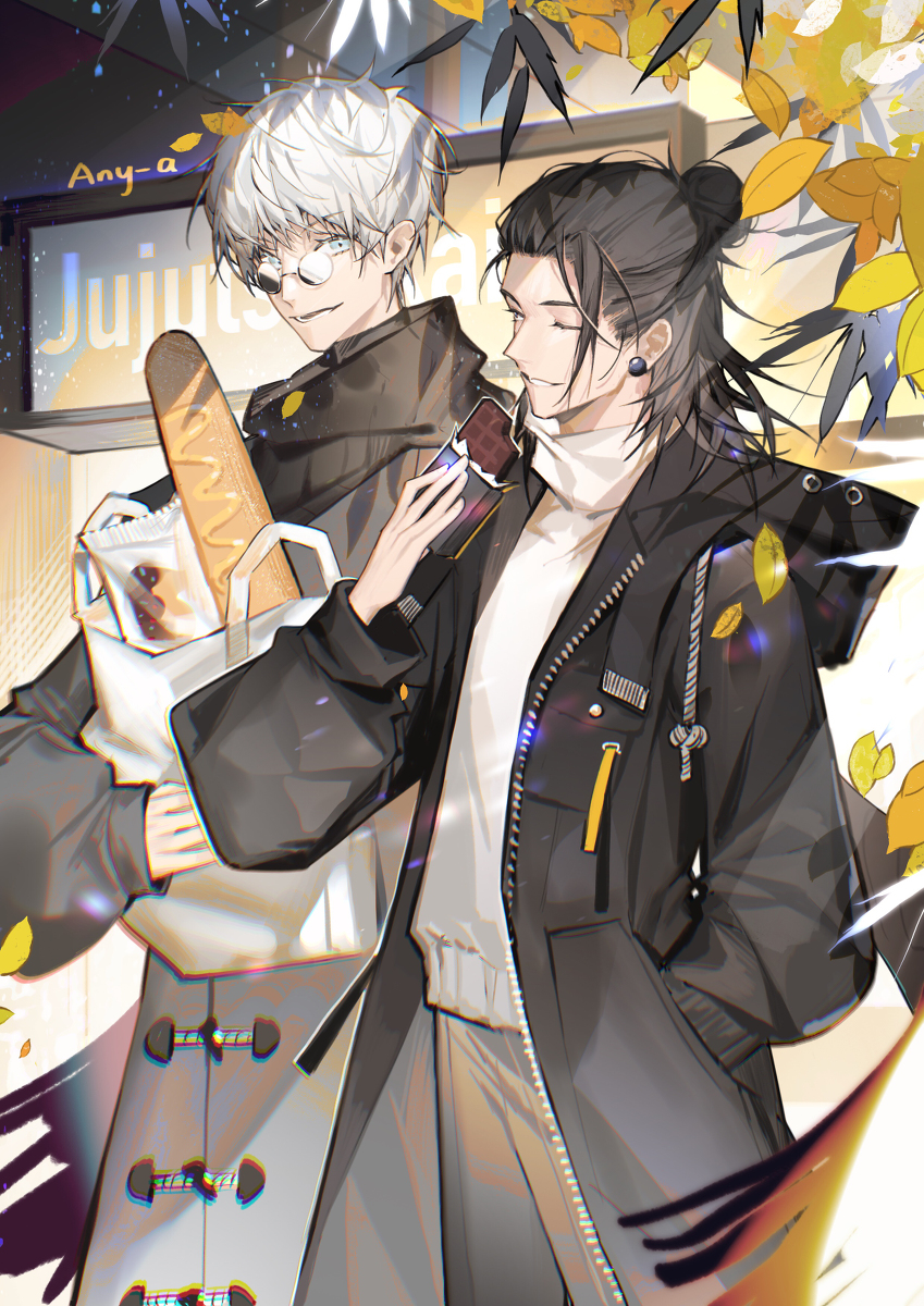 This is a pixiv picture whose title is 🍫🥖🕶️.