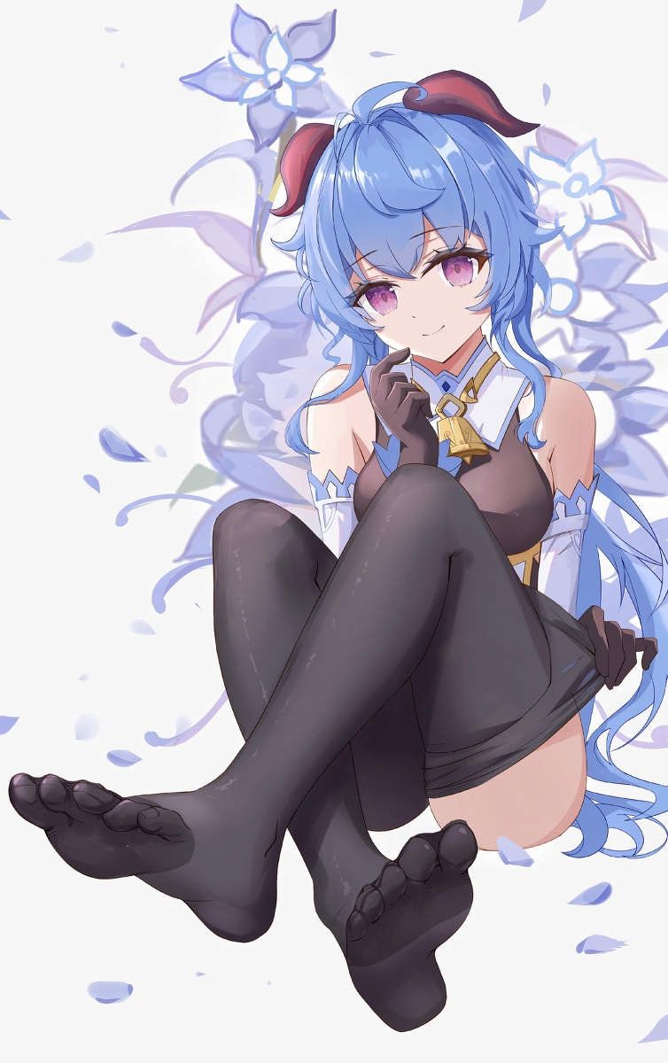 This is a pixiv picture whose title is 甘雨快来！.