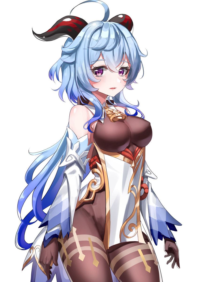 This is a pixiv picture whose title is 甘雨.