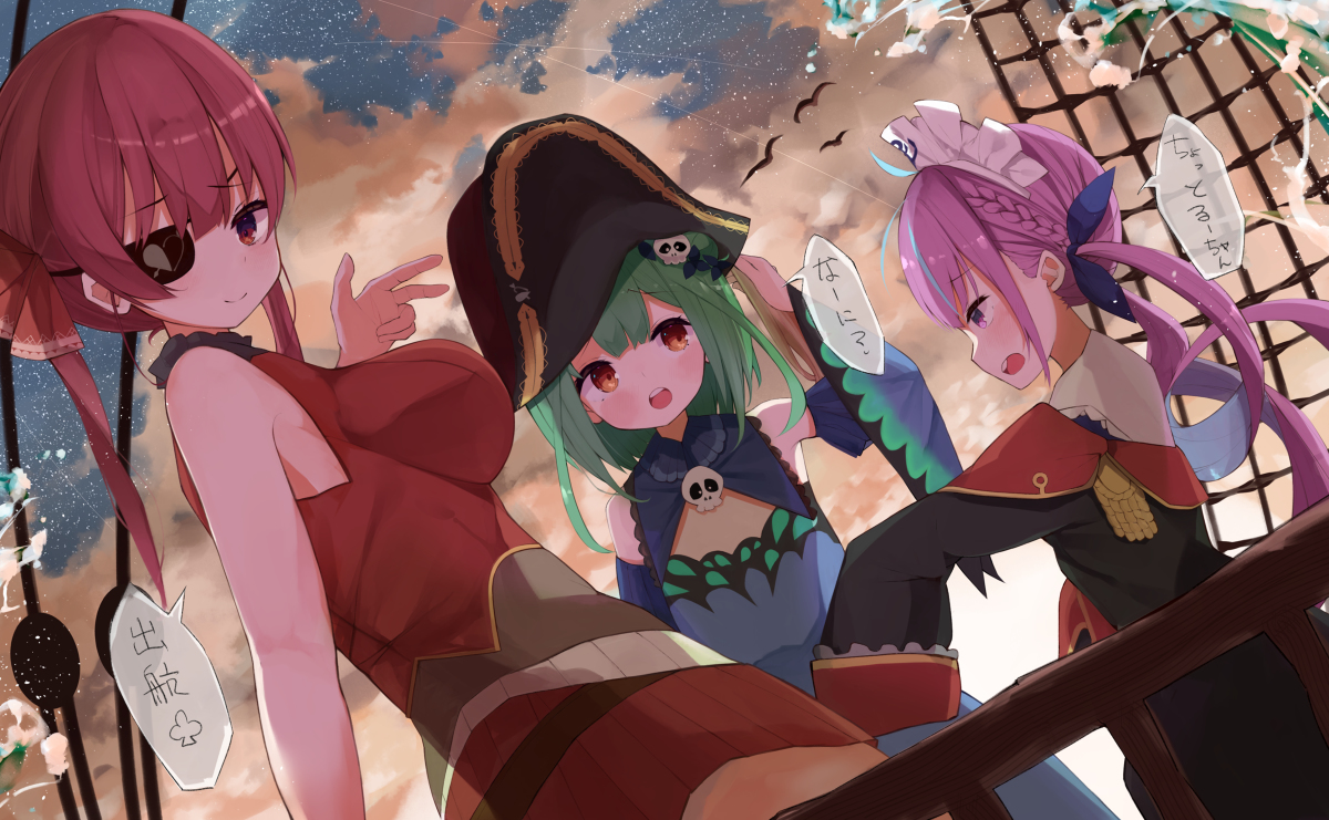 This is a pixiv picture whose title is marine's dream.