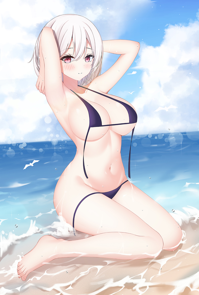 This is a pixiv picture whose title is シリアス.