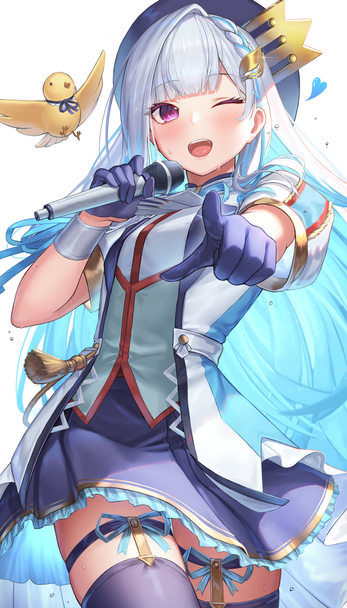 This is a pixiv picture whose title is アイドル皇女.