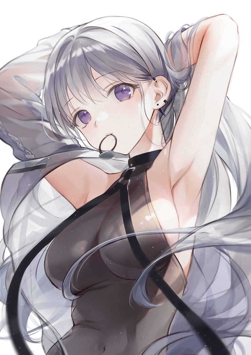This is a pixiv picture whose title is 💜.
