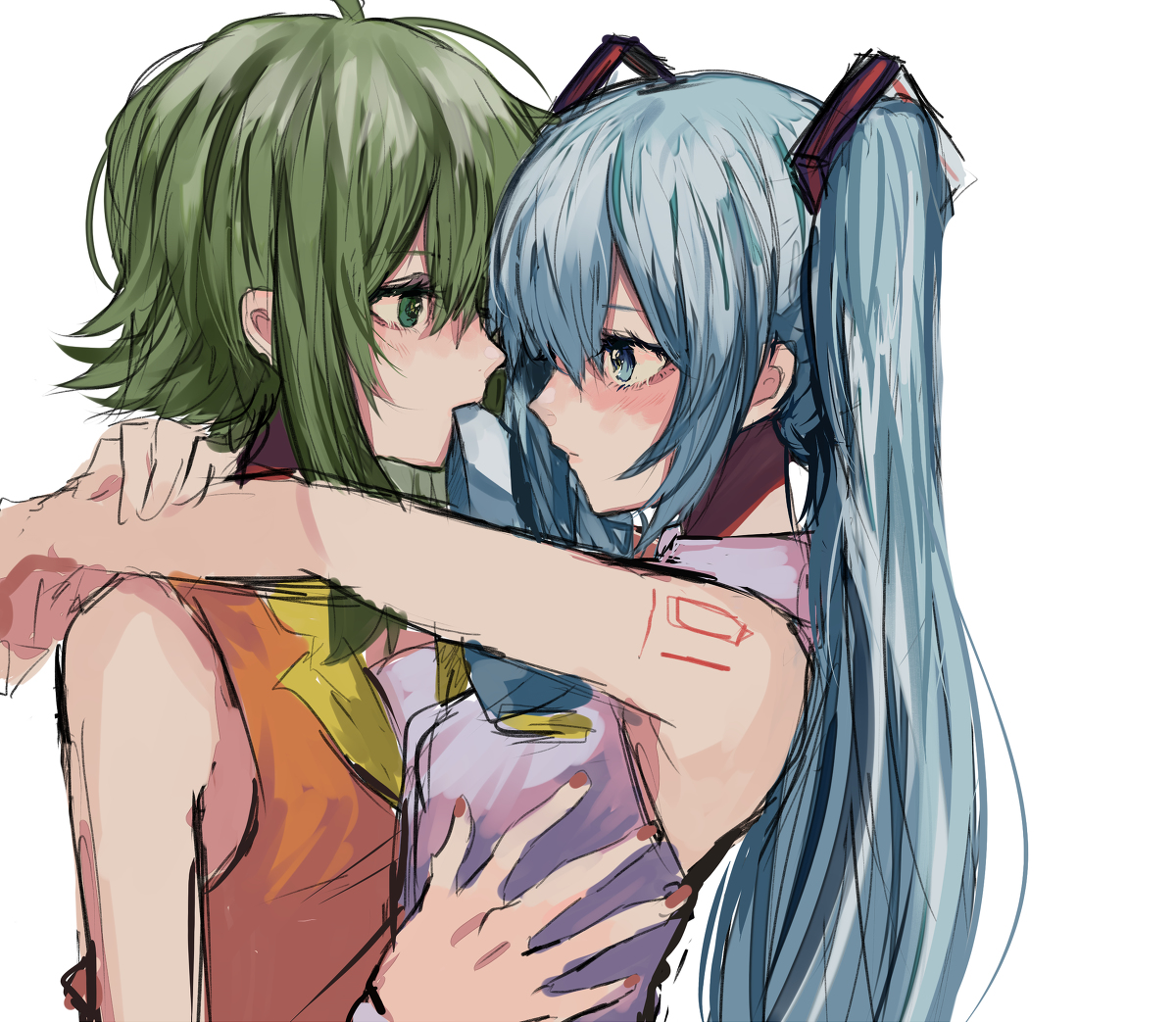 This is a pixiv picture whose title is GUMIKU.