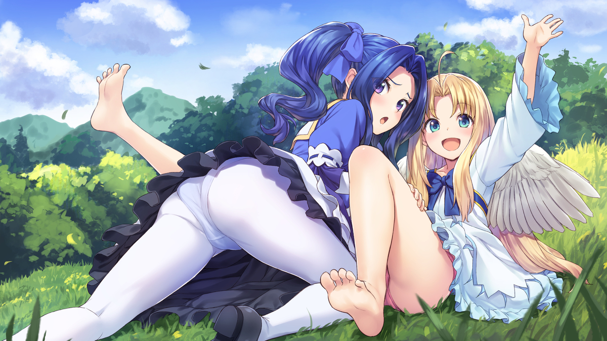 This is a pixiv picture whose title is メルちゃんとイチャイチャしてたー！！.