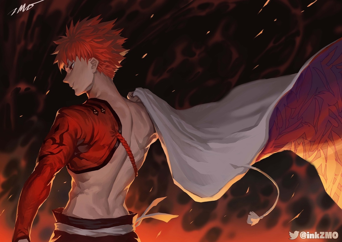 This is a pixiv picture whose title is 無元の剣製.