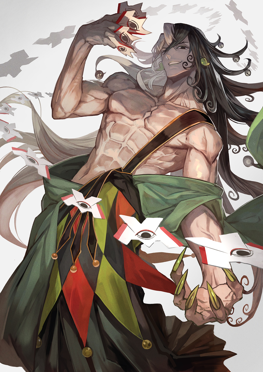 This is a pixiv picture whose title is 芦屋道満.