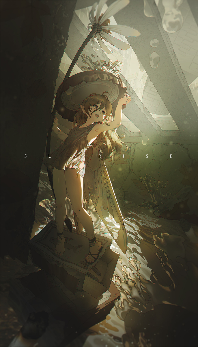 This is a pixiv picture whose title is SUNRISE.